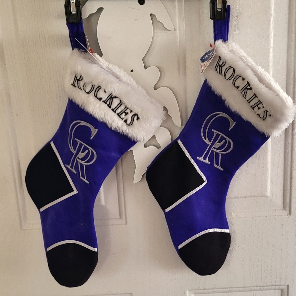 4 Rockies Blue and White Stockings MLB